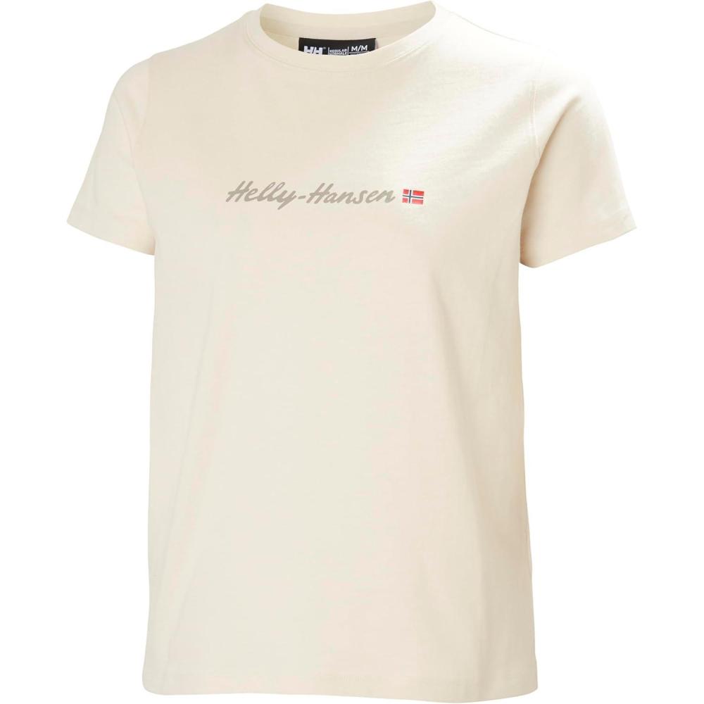imageHellyHansen Core Graphic TShirt 20  Womens Athletic Shirt Lightweight amp Breathable Casual amp Sporty Style034 Cream