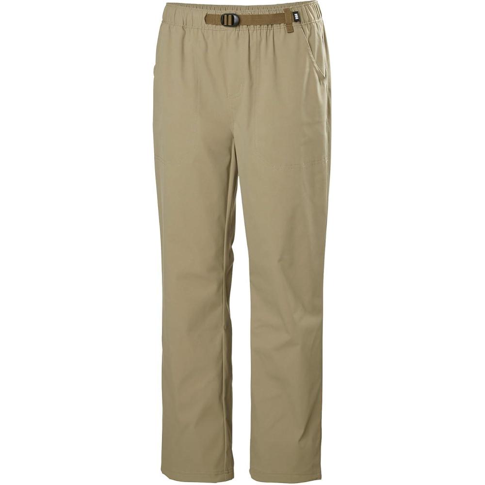 imageHellyHansen Holmen Relaxed Pant  Womens HikingPants with Integrated Belt QuickDry Adjustable Waist 5 Pocket Design757 Pebble