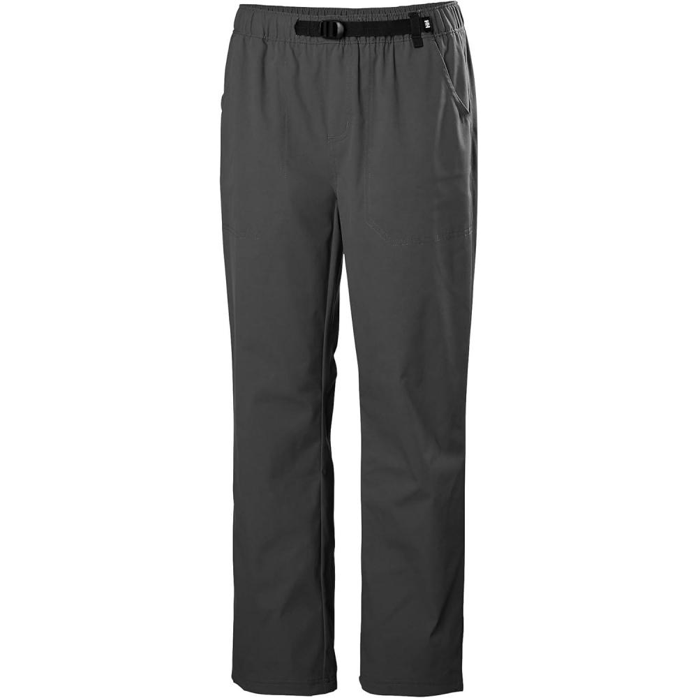 imageHellyHansen Holmen Relaxed Pant  Womens HikingPants with Integrated Belt QuickDry Adjustable Waist 5 Pocket Design980 Ebony