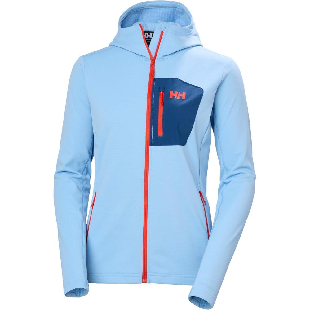 imageHellyHansen Versalite Hooded Jacket for Women  Lightweight Waterproof FleeceOuterwearJackets AllSeason Versatile Coat627 Bright Blue