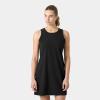 Helly-Hansen Awe Hiking Dress for Women – Breathable Base Layer Set Ideal for Outdoor Adventures and Layering(990 Black)