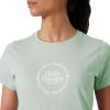 Helly-Hansen Core Graphic T-Shirt 2.0 – Women’s Athletic Shirt, Lightweight & Breathable, Casual & Sporty Style(462 Green Mist)