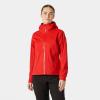 Helly-Hansen Momentum 3L Stretch Jacket – Women’s Waterproof & Breathable Coat, Lightweight Outdoor Shell, Versatile Rainwear(222 Alert Red)