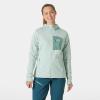 Helly-Hansen Versalite Hooded Jacket for Women – Lightweight, Waterproof Fleece-Outerwear-Jackets, All-Season Versatile Coat(462 Green Mist)