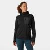 Helly-Hansen Versalite Hooded Jacket for Women – Lightweight, Waterproof Fleece-Outerwear-Jackets, All-Season Versatile Coat(990 Black)