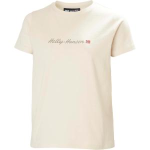 Helly-Hansen Core Graphic T-Shirt 2.0 – Women’s Athletic Shirt, Lightweight & Breathable, Casual & Sporty Style(034 Cream)