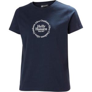 Helly-Hansen Core Graphic T-Shirt 2.0 – Women’s Athletic Shirt, Lightweight & Breathable, Casual & Sporty Style(598 Navy)