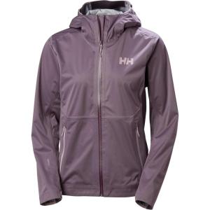 Helly-Hansen Momentum 3L Stretch Jacket – Women’s Waterproof & Breathable Coat, Lightweight Outdoor Shell, Versatile Rainwear(654 Smoked Purple)