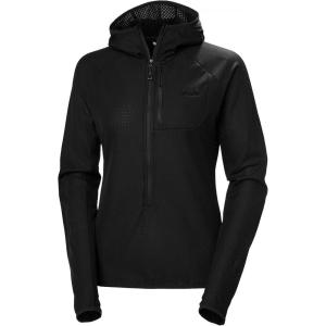 Helly-Hansen Odin Breeze Hooded Fleece for Women – Technical Alpine Layer, Lightweight, Breathable, Quick-Dry, Packable(990 Black)