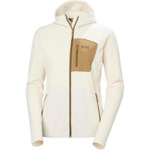Helly-Hansen Versalite Hooded Jacket for Women – Lightweight, Waterproof Fleece-Outerwear-Jackets, All-Season Versatile Coat(047 Snow)