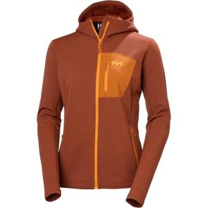 Helly-Hansen Versalite Hooded Jacket for Women – Lightweight, Waterproof Fleece-Outerwear-Jackets, All-Season Versatile Coat(301 Iron Oxide)