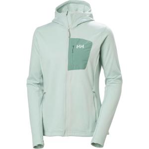 Helly-Hansen Versalite Hooded Jacket for Women – Lightweight, Waterproof Fleece-Outerwear-Jackets, All-Season Versatile Coat(462 Green Mist)
