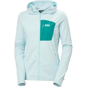 Helly-Hansen Versalite Hooded Jacket for Women – Lightweight, Waterproof Fleece-Outerwear-Jackets, All-Season Versatile Coat(537 Barely Blue)