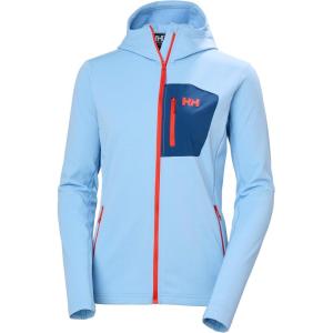 Helly-Hansen Versalite Hooded Jacket for Women – Lightweight, Waterproof Fleece-Outerwear-Jackets, All-Season Versatile Coat(627 Bright Blue)