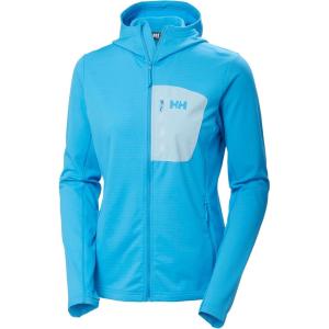Helly-Hansen Versalite Hooded Jacket for Women – Lightweight, Waterproof Fleece-Outerwear-Jackets, All-Season Versatile Coat(645 Cyan)