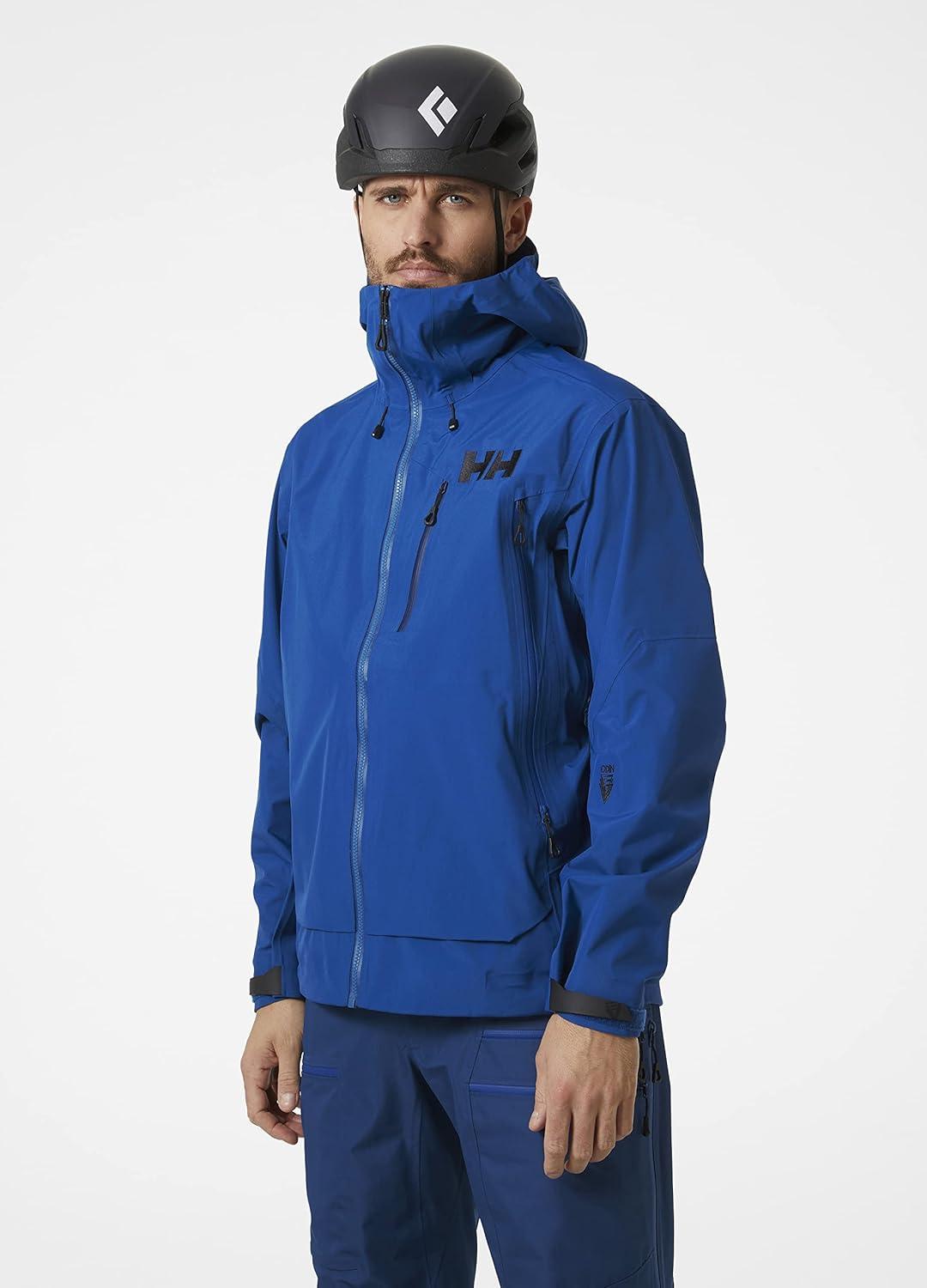 imageHellyHansen Mens Odin 9 Worlds 20 Waterproof Shell Jacket606 Deep Fjord