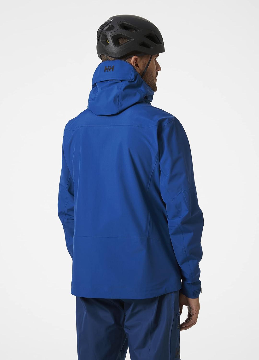 imageHellyHansen Mens Odin 9 Worlds 20 Waterproof Shell Jacket606 Deep Fjord