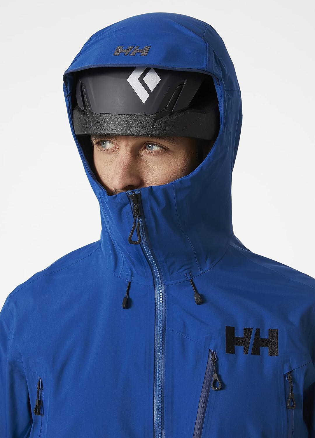 imageHellyHansen Mens Odin 9 Worlds 20 Waterproof Shell Jacket606 Deep Fjord