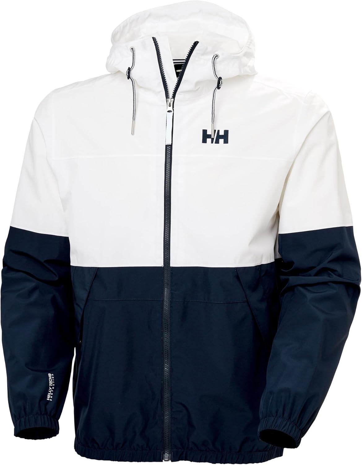imageHellyHansen mens Koster Rain Jacket001 White