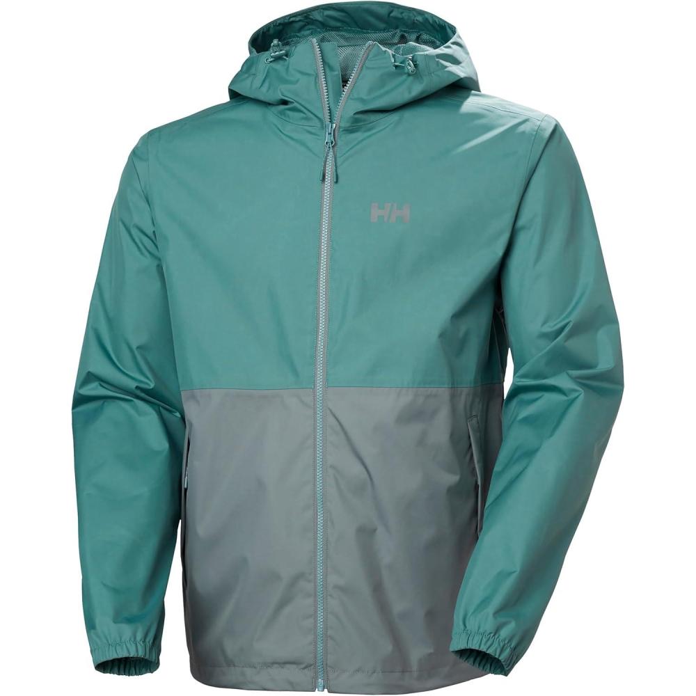 imageHelly Hansen Mens Hh Hilo Rain Jacket494 Opal Green