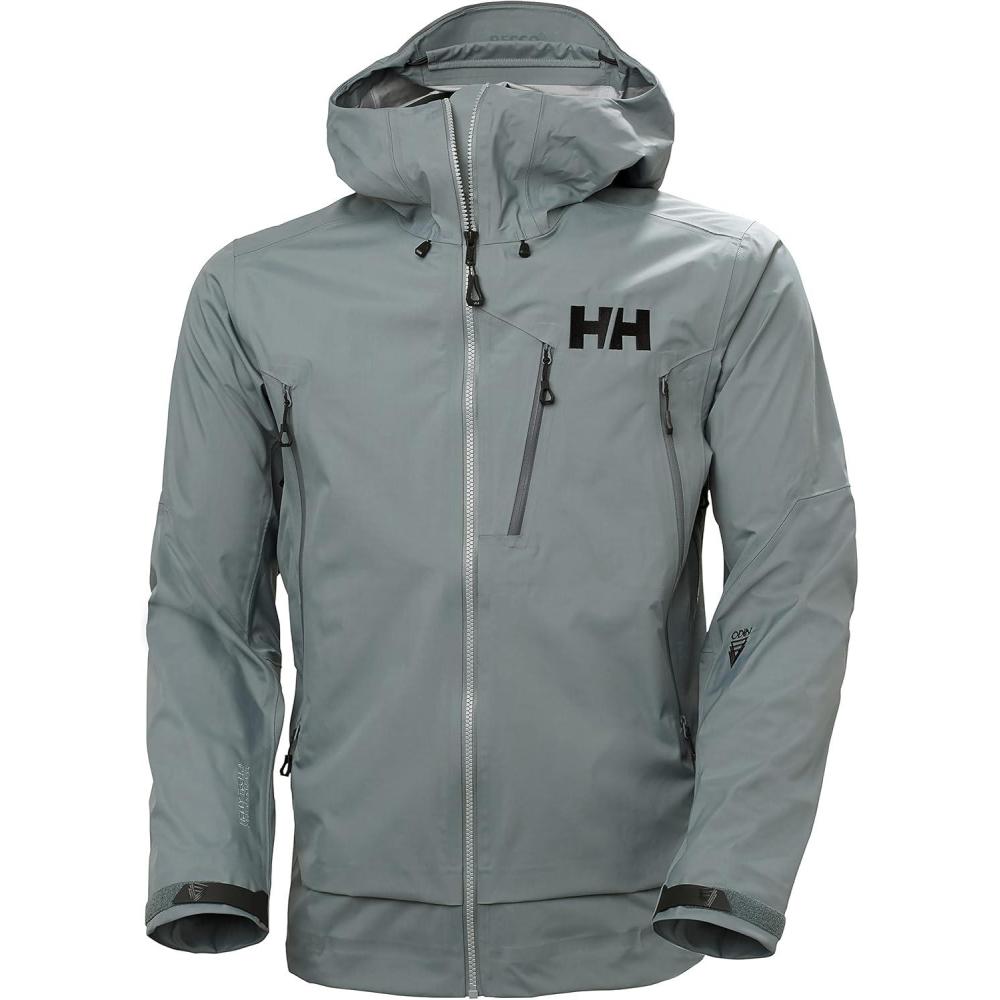 imageHellyHansen Mens Odin 9 Worlds 20 Waterproof Shell Jacket591 Trooper