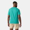 Helly-Hansen Core Graphic T 2.0 – Men’s Performance Shirt for Outdoor Use and Everyday Comfort(472 Dark Mint)