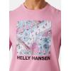 Helly-Hansen Core Graphic T 2.0 – Men’s Performance Shirt for Outdoor Use and Everyday Comfort(698 Bright Lavender)