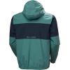 Helly-Hansen mens Koster Rain Jacket(494 Opal Green)