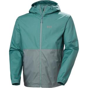 Helly Hansen Men’s Hh Hilo Rain Jacket(494 Opal Green)