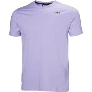 Helly-Hansen Core Graphic T 2.0 – Men’s Performance Shirt for Outdoor Use and Everyday Comfort(698 Bright Lavender)