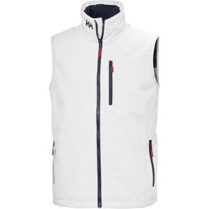 Helly-Hansen Crew Vest 2.0 for Men – Lightweight Jacket, Windbreaker, Waterproof Coat for Sailing & Outdoor Adventures(001 White)