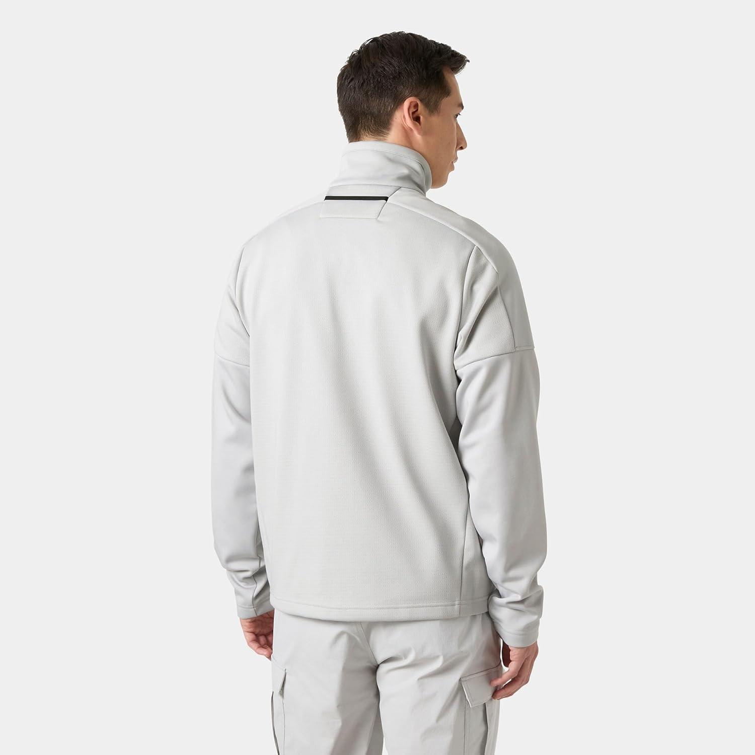 imageHelly Hansen mens Hp Fleece Jacket853 Grey Fog