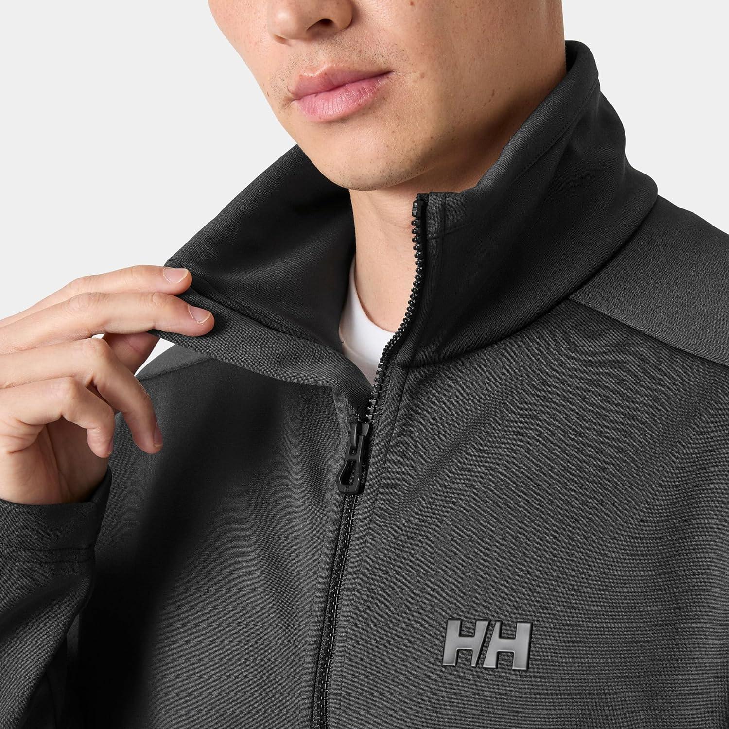 imageHelly Hansen mens Hp Fleece Jacket980 Ebony