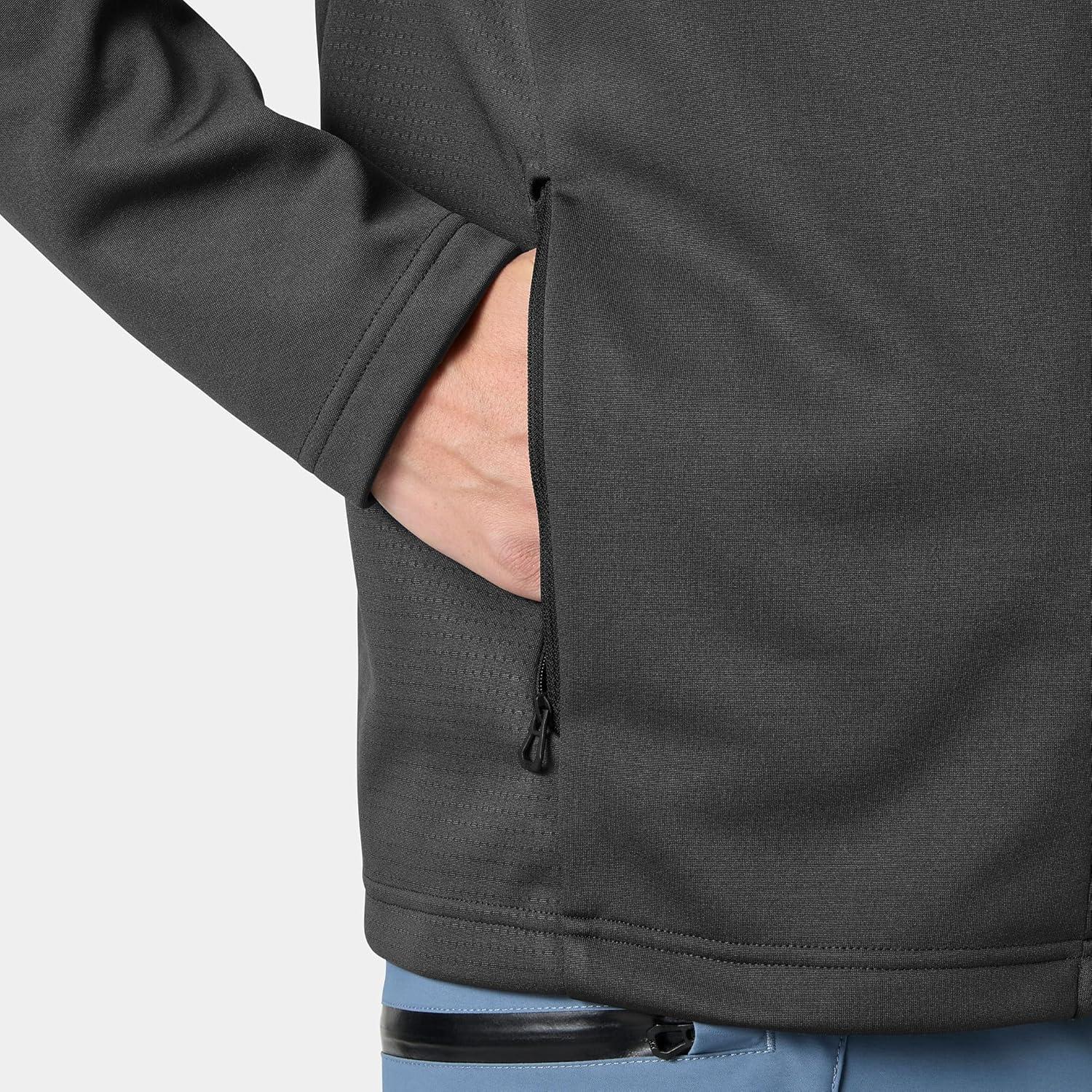 imageHelly Hansen mens Hp Fleece Jacket980 Ebony