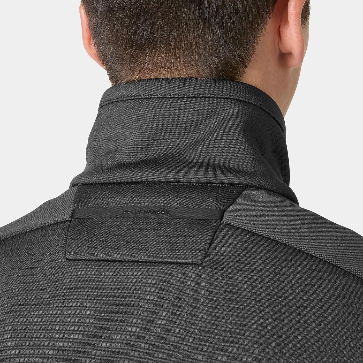 imageHelly Hansen mens Hp Fleece Jacket980 Ebony