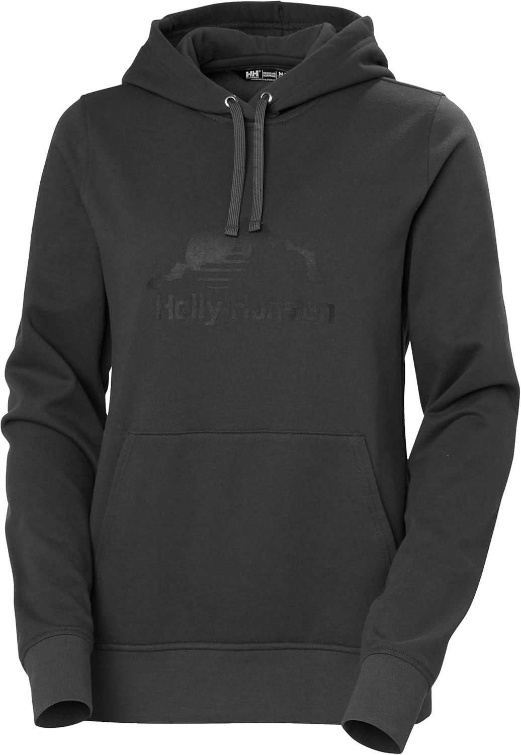 imageHelly Hansen womens Standard Nord Graphic Pull Over Hoodie Jacket980 Ebony