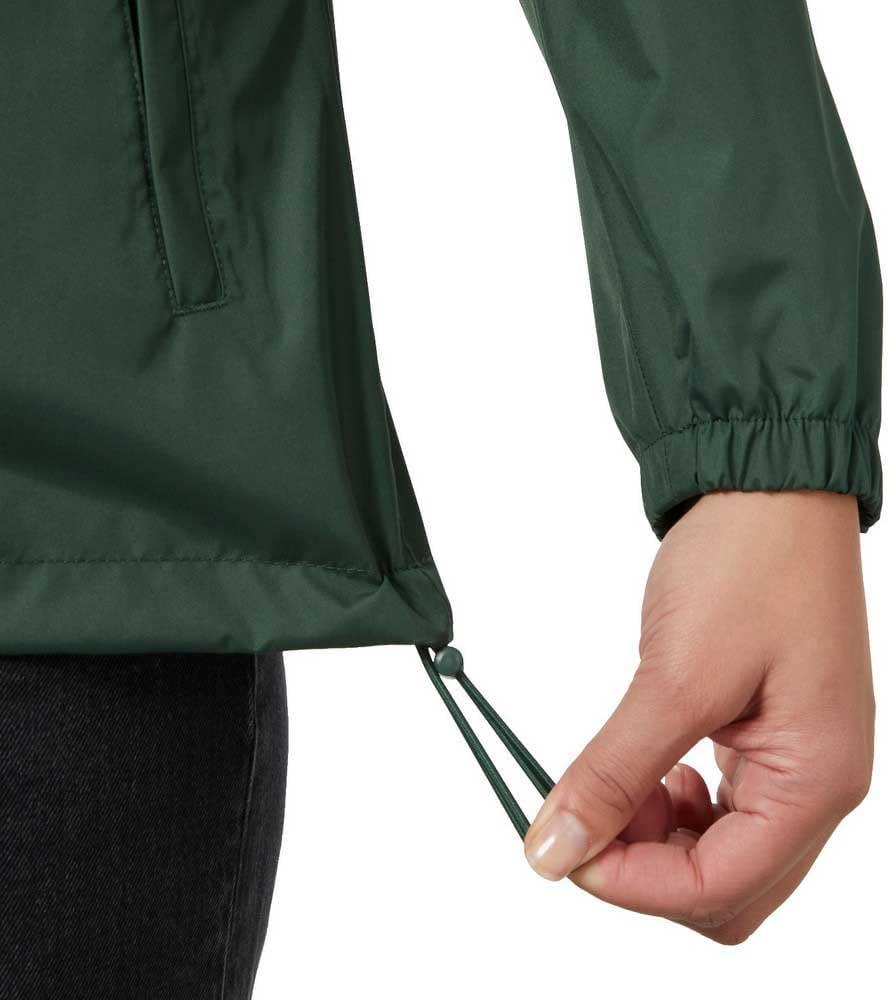 imageHellyHansen W Vancouver Rain Jacket Waterproof Breathable Womens Jacket Lightweight Outdoor Rain JacketGreen