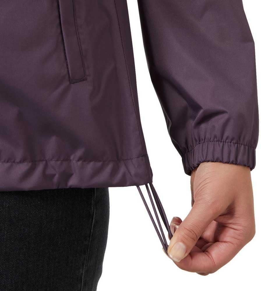 imageHellyHansen W Vancouver Rain Jacket Waterproof Breathable Womens Jacket Lightweight Outdoor Rain JacketPurple