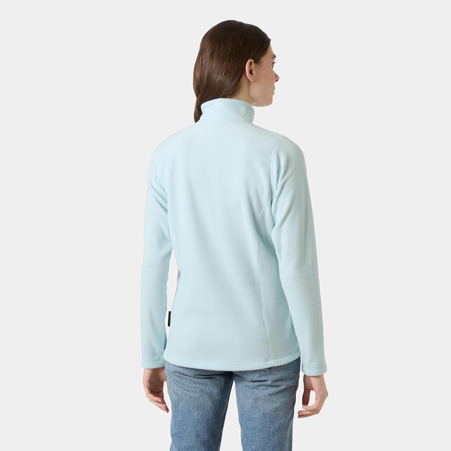 imageHellyHansen Womens Versalite 12 Zip Fleece Lightweight Breathable Soft Fabric For Outdoor Activities amp Layering537 Barely Blue