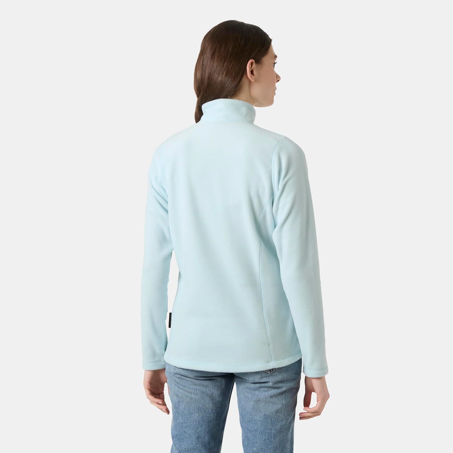 imageHellyHansen Womens Versalite 12 Zip Fleece Lightweight Breathable Soft Fabric For Outdoor Activities amp Layering537 Barely Blue