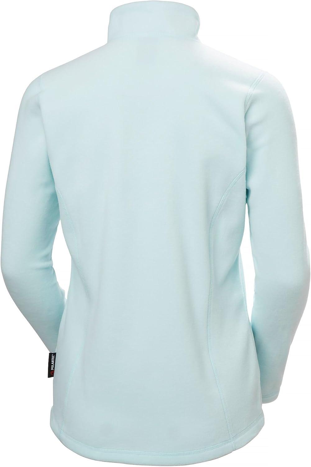 imageHellyHansen Womens Versalite 12 Zip Fleece Lightweight Breathable Soft Fabric For Outdoor Activities amp Layering537 Barely Blue