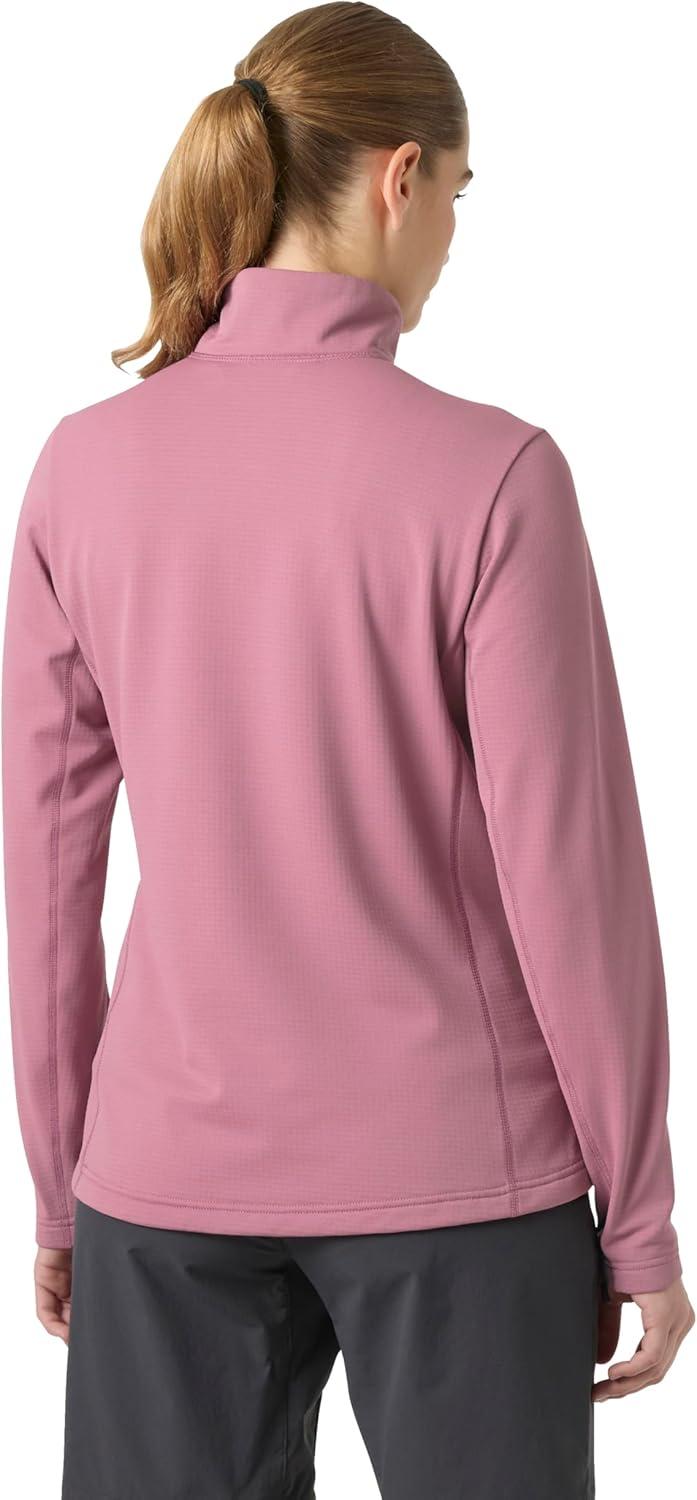 imageHellyHansen Womens Versalite 12 Zip Fleece Lightweight Breathable Soft Fabric For Outdoor Activities amp Layering664 Wildberry
