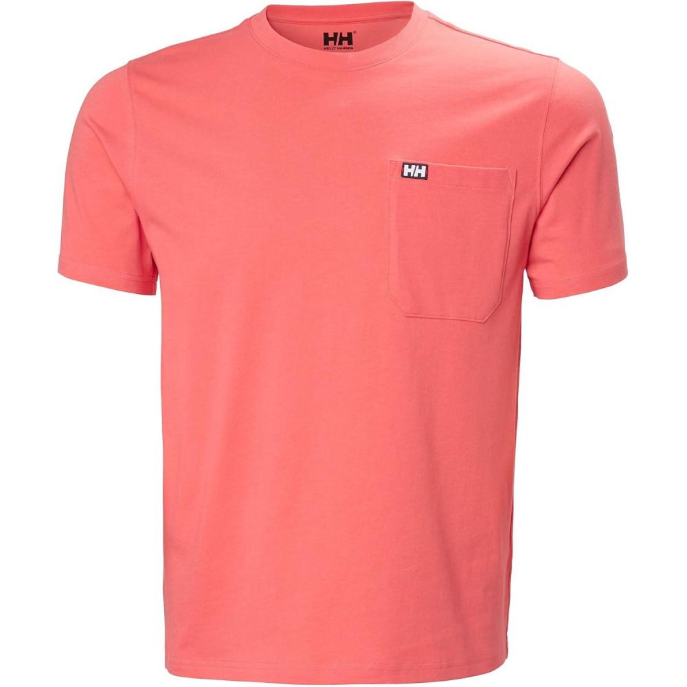imageHelly Hansen Mens Hudson TShirt 098 Nantucket Red Medium