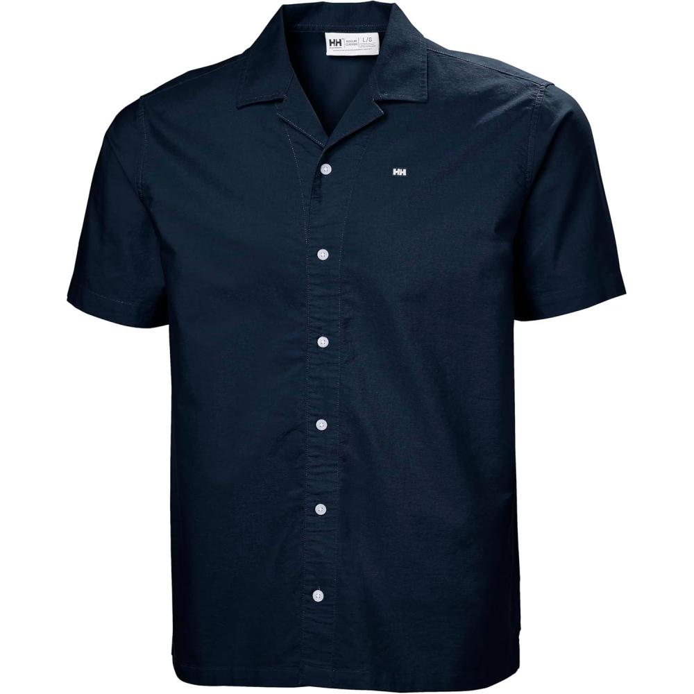 imageHelly Hansen Mens Shore Ss Shirt597 Navy