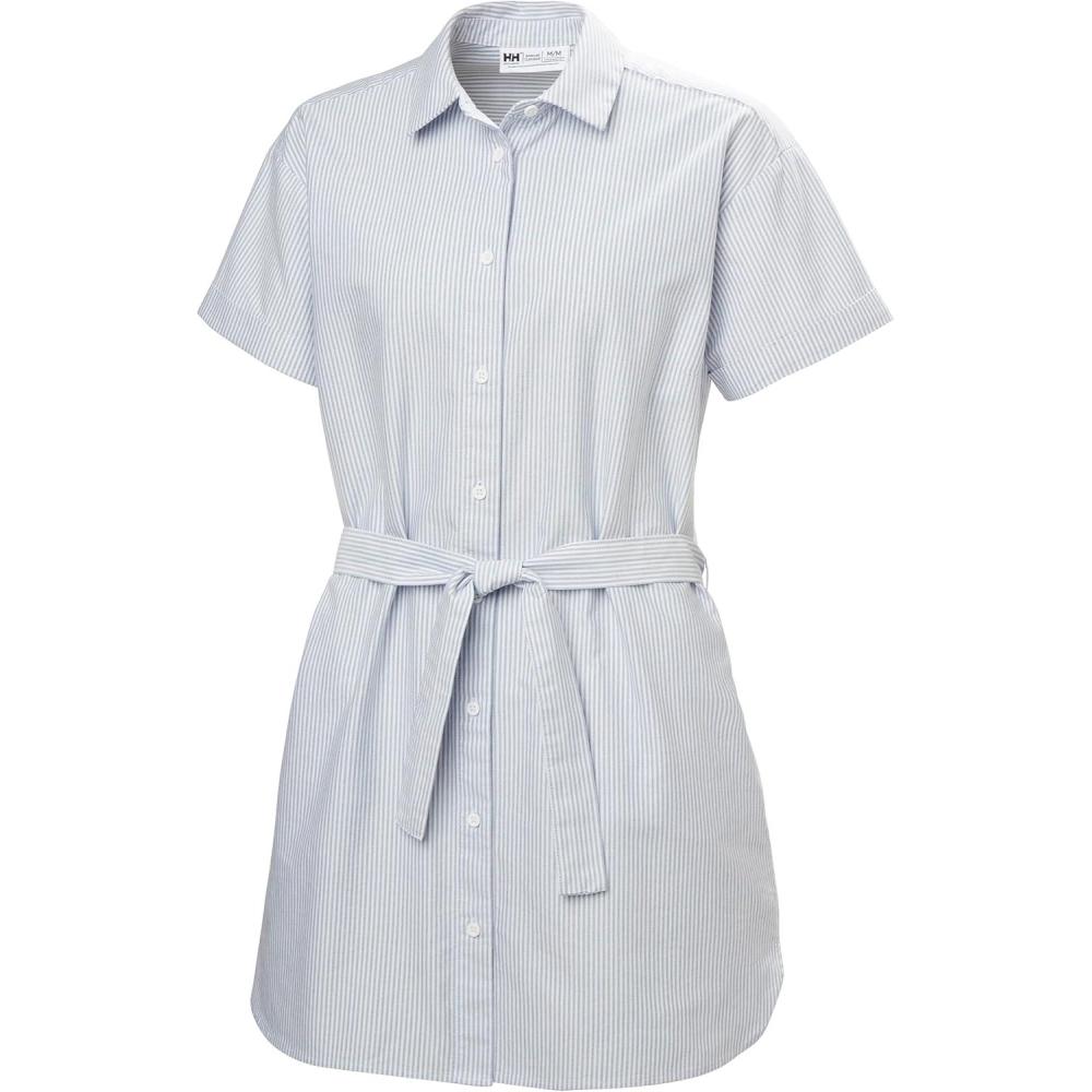 imageHelly Hansen Womens Sorrento Shirt Dress627 Bright Blue White Stripe