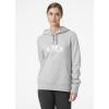 Helly Hansen womens Standard Nord Graphic Pull Over Hoodie Jacket(951 Grey Melange)