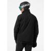 Helly-Hansen Swift 3L Shell Jacket – Mens Skiing-Jackets With Helmet Compatible Hood, Ventilation, Articulated Sleeves(Black)