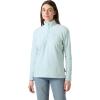 Helly-Hansen Women’s Versalite 1/2 Zip Fleece – Lightweight, Breathable, Soft Fabric For Outdoor Activities & Layering(537 Barely Blue)