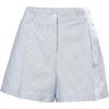 Helly-Hansen Sorrento Shorts – Women’s Lightweight Breathable Summer Bottoms with Relaxed Fit(627 Bright Blue / White Stripe)