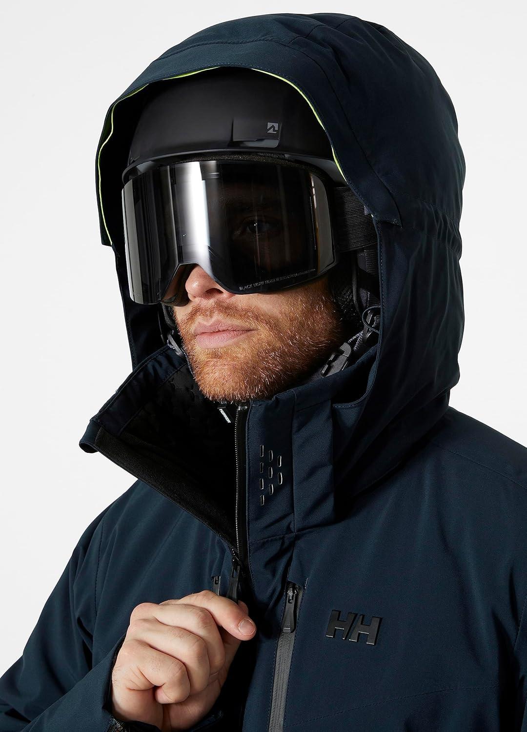 imageHellyHansen Steilhang 20 Jacket Mens SkiingJackets Seam Sealed 4Way Stretch Ventilated With Dual Chest Pockets597 Navy